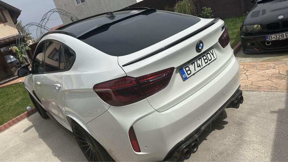 Eleron Luneta Haion BMW X6 F16 F86 Ferz Design Negru lucios