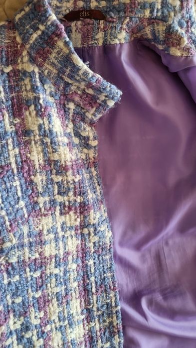 Пальто букле демисезонное