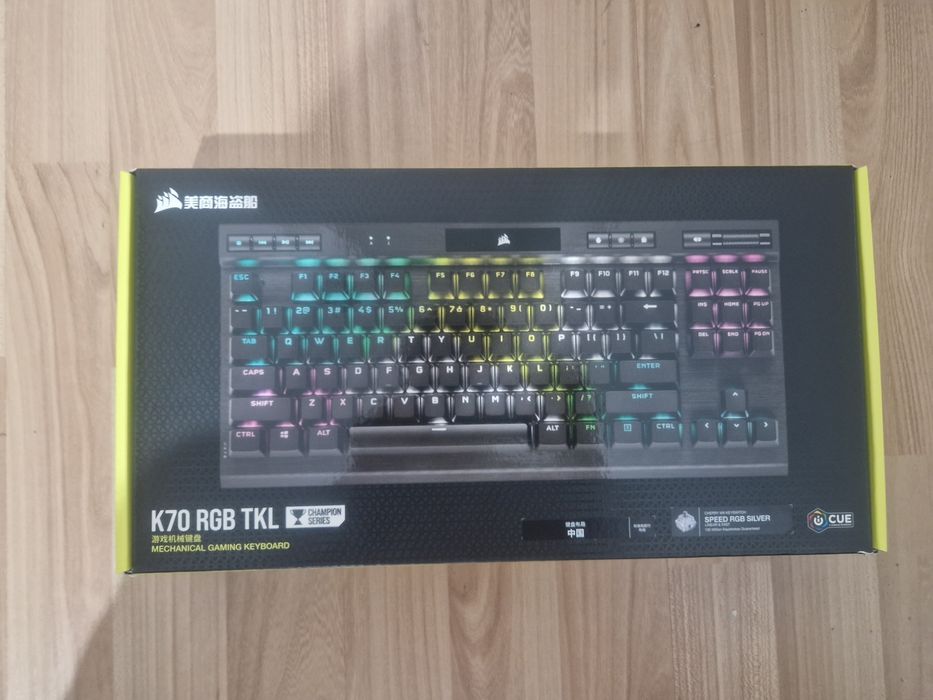 Tastatura gaming Corsair K70 pro rgb tkl champion series