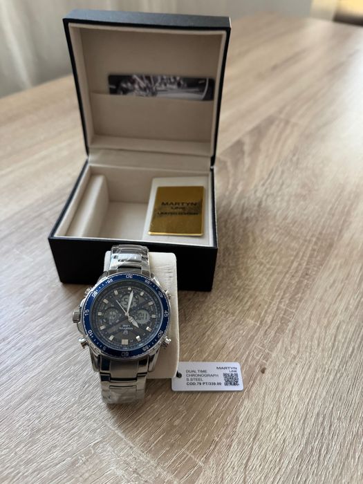 Ceas martin line dual time cronograph