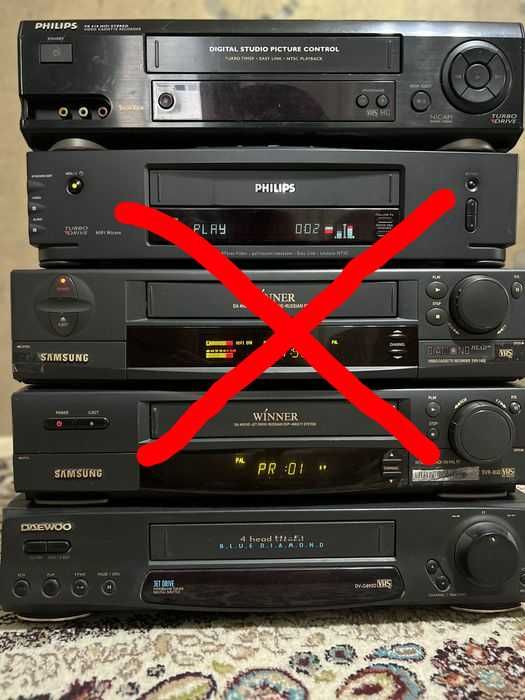 Стерео Hi Fi видеомагнитофон