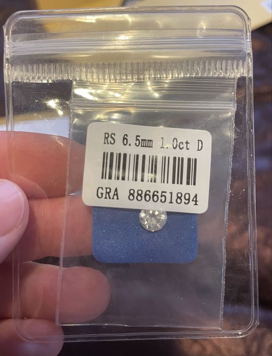 Moissanite VVS1 certificat