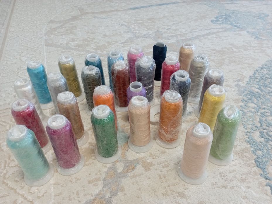 Нитки для вышывальной машинки