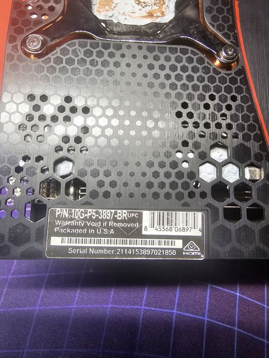 Heatsink RTX 3080 EVGA FTW3