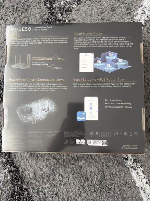 Router asus RT-BE50 ( BE3600)