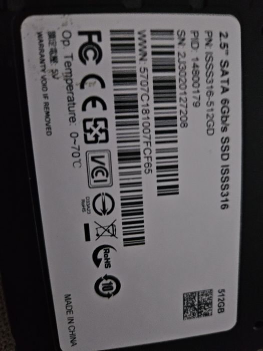 Adata 512gb isss316 100% health