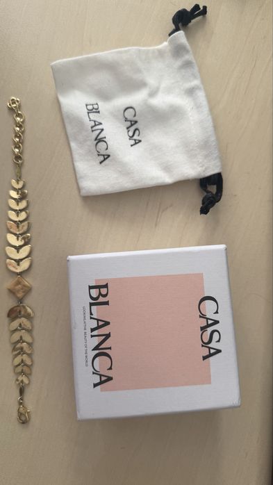 Casablanca Laurel Leaf bracelet унисекс
