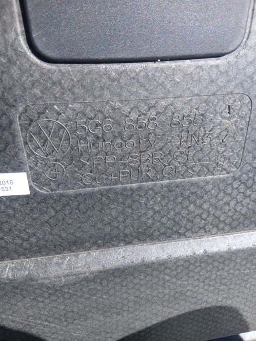 Capitonaj Portbagaj Volkswagen Golf 7 5G1 2012 -> 5G6858855