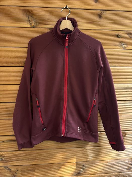 Оригинално дамско флийс яке Haglöfs Polartec Power Stretch Jacket (Размер M) 055
