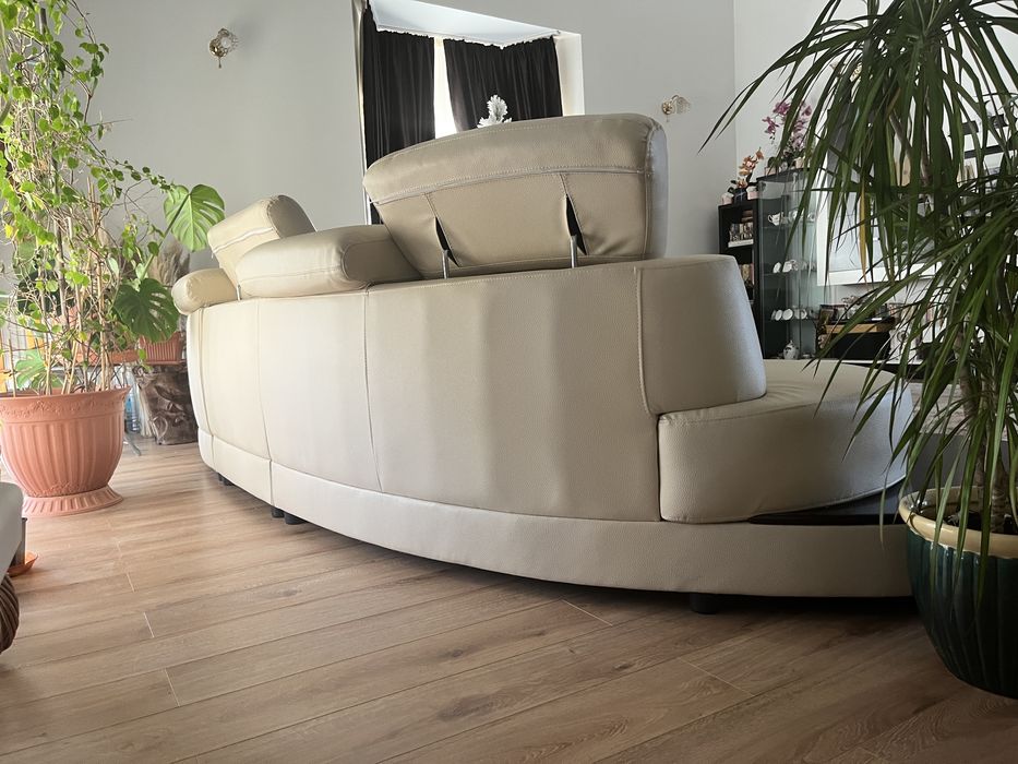 Canapea Semicerc Piele Ecologică Mobexpert 400x100cm