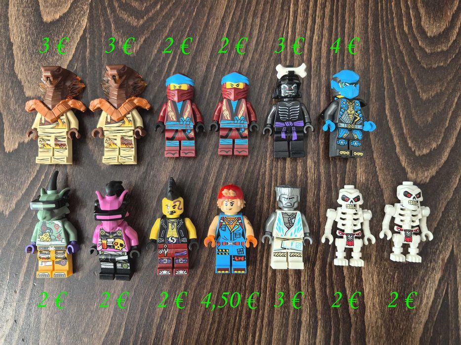 LEGO минифигурки рицари пирати нинджаго космос колекционерски стар уорс уестърн фортнайт властелинът на пръстените други ЧАСТ 2