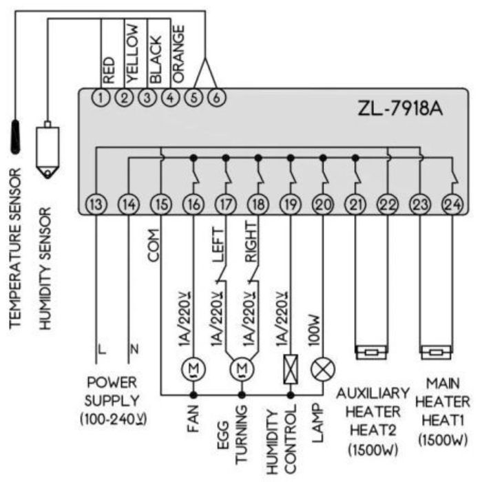 Продам контроллер для инкубатора Zl-7918a  оригинал