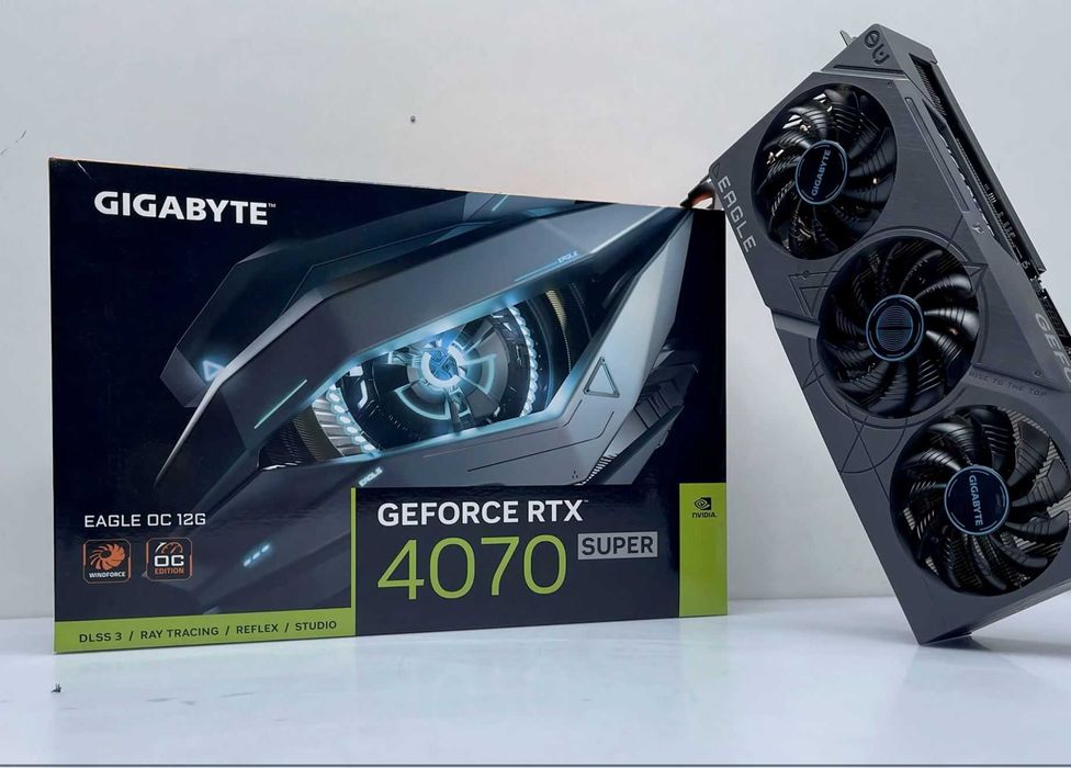 Placa video GIGABYTE - GeForce RTX 4070 SUPER - EAGLE OC