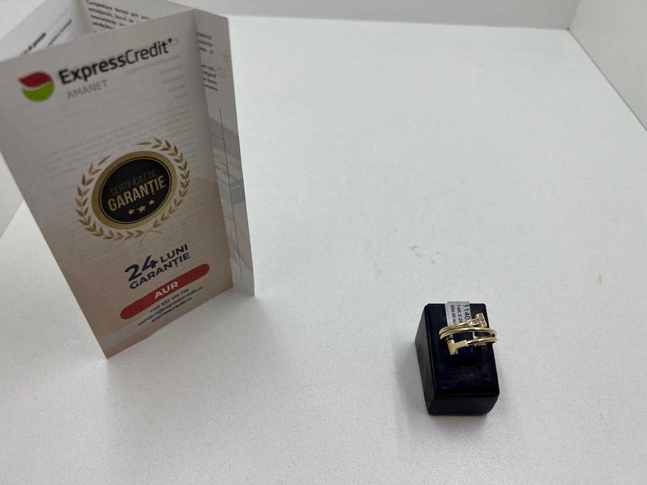 Inel aur 14k 2.31g(Ag25 Belvedere B.41876)Garantie 2 ani!