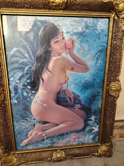 Vind tablou nud foarte vechi