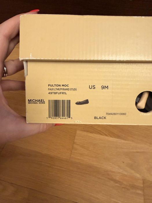 Mocasini Michael Kors Fulton din piele, marimea 40