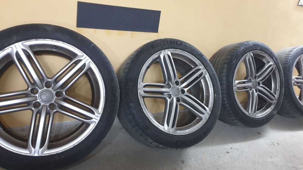 Оригинални Джанти Audi 20" 9J + 7 броя летни Michelin Pilot Sport гуми