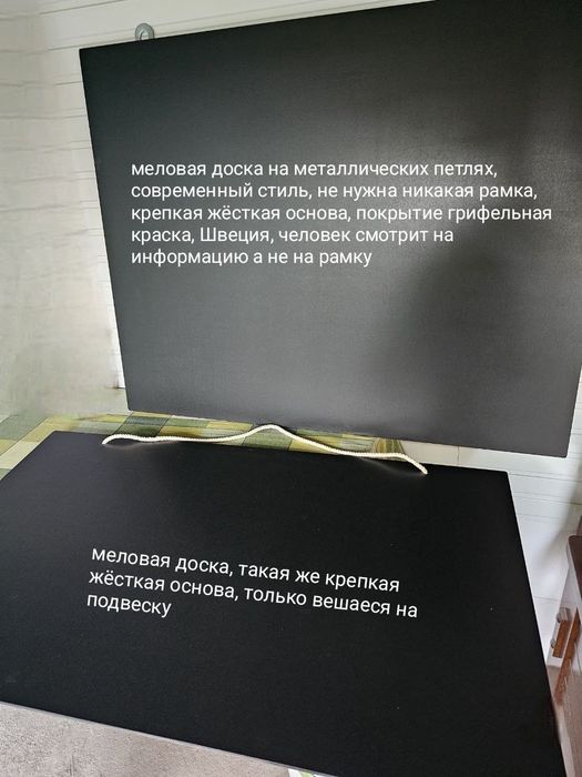 Меловые доски, любой размер