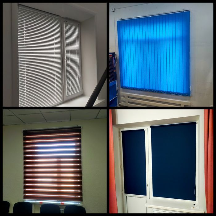 Жалюзи всех видов.