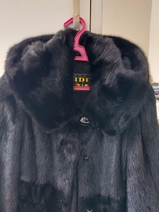 Шуба норка ниже колена