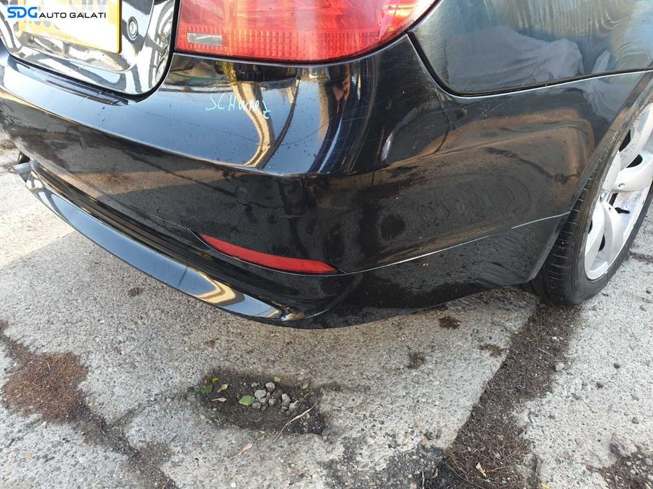 Bara Spoiler Spate cu Senzori Parcare BMW Seria 5 E60 2003 - 2010 Culoare 668/9 Schwarz 2 [C2238] [RAFT] [Depozit]