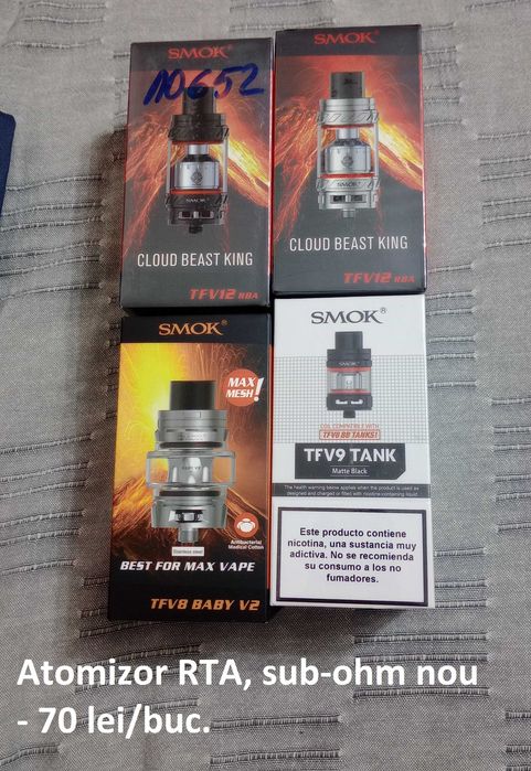Smok stick V8 cu rezistenta noua 3000 mAh