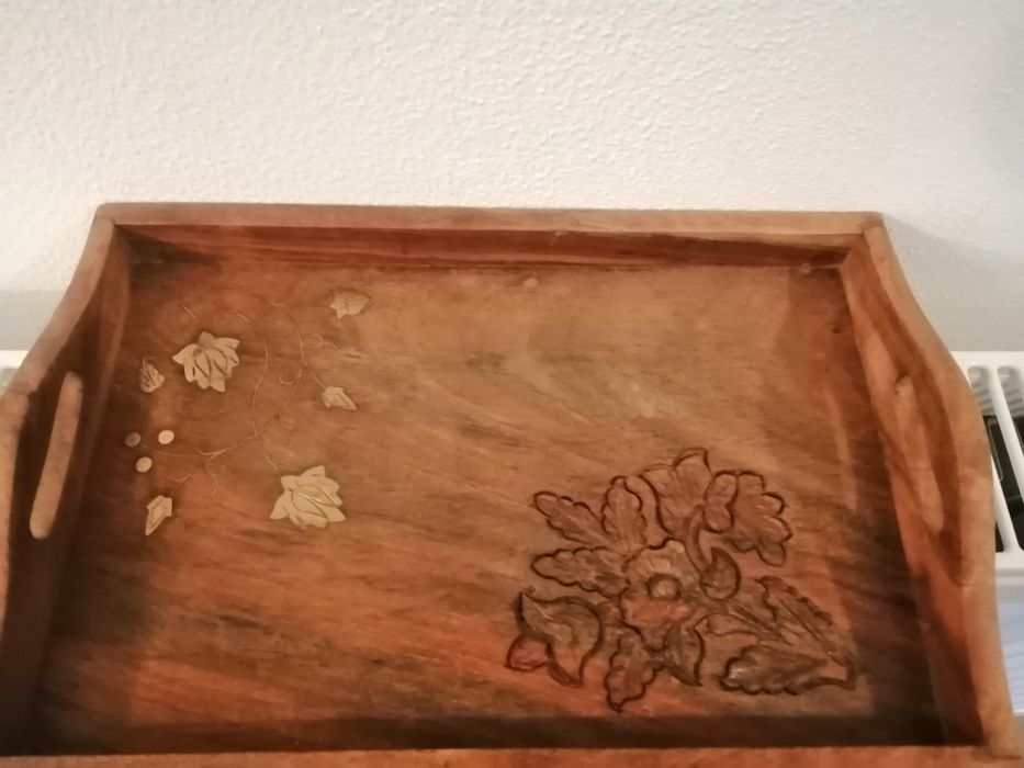 Tavă lemn de trandafir