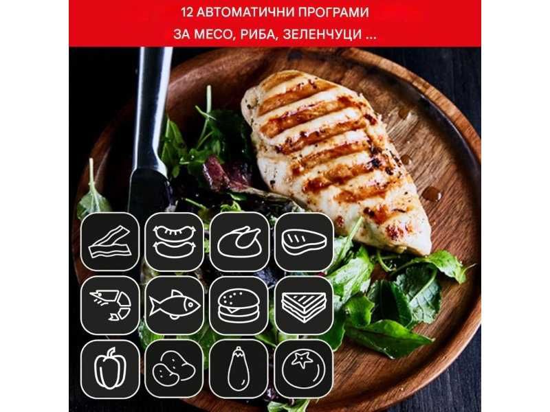Интелигентен Електрически Грил Tefal OptiGrill Elite GC750D, 2000W