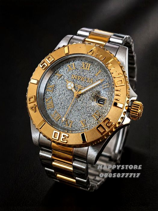 INVICTA Swiss Diamond Silver/Gold 40 mm women, Инвикта нов дамски часовник