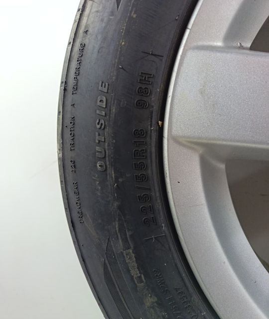 Set jante aliaj cu anvelope uzate 225/55R18 ET38 5X114.3 Mitsubishi O