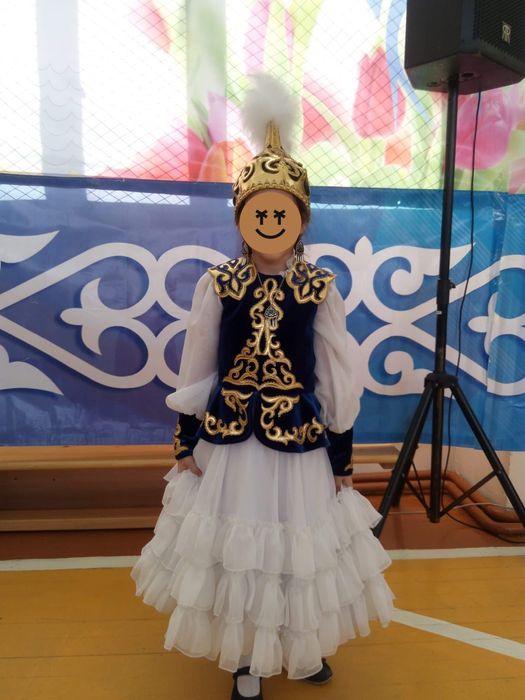 Платье детское казахское