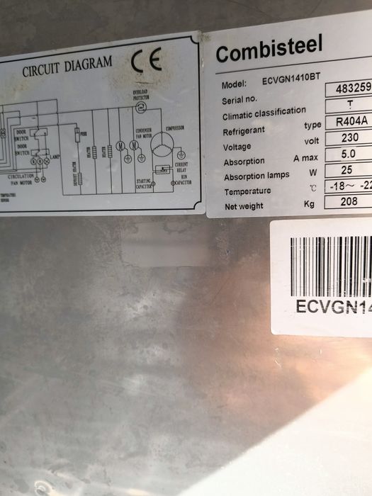 Хладилен шкаф -- 18 -- 22 градуса; 2021 година