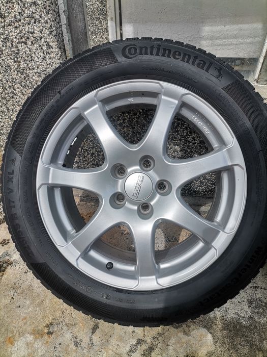 Джанти 17х5x108 с зимни гуми CONTINENTAL