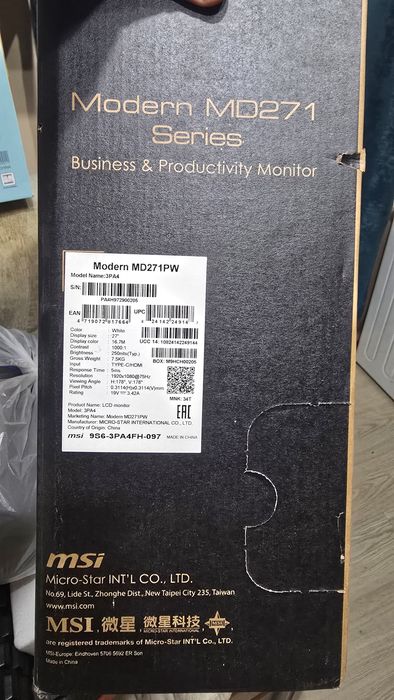 Монитор MSI Modern MD271PW