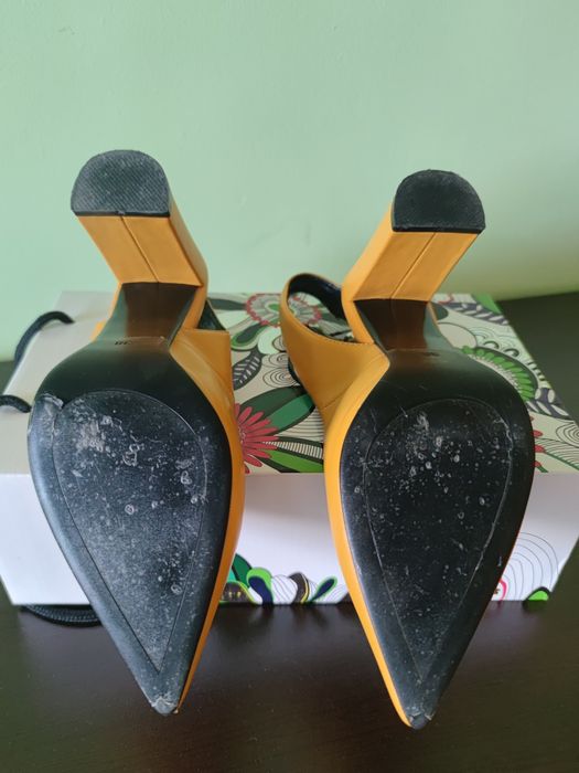 Официални дамски обувки FABIANO, жълти, номер 38