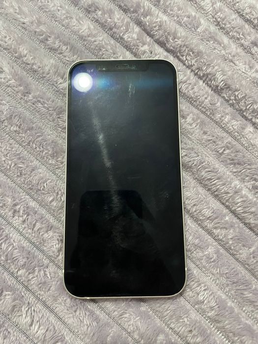 Iphone 12, alb, 64 gb fara uzuri, Face ID merge,