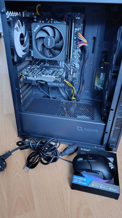 PC Gaming AMD Ryzen 5, 16GB DDR4, SSD+HDD, GTX 1650 GDDR6 4GB