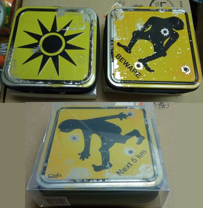 Маняшки метални кутии Deja за 24 CD/DVD Tin it! - 3 броя комплект