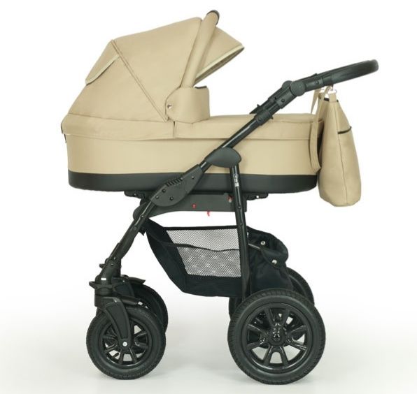 Cărucior Krausman 3 in 1 Jet Beige Black - testat ADAC