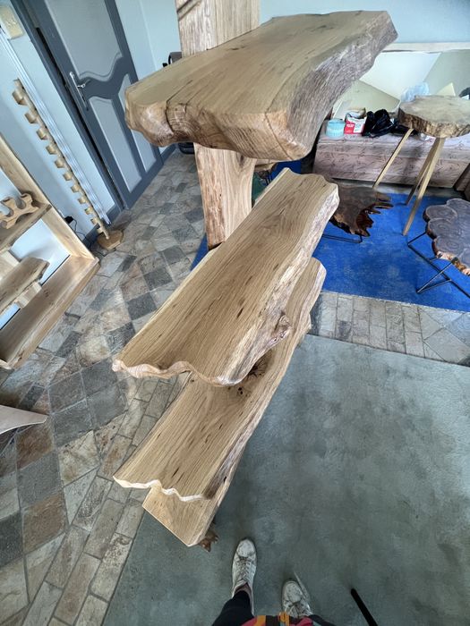 Етажерка от масив дъб с масло