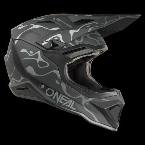 Каска O'NEAL 1Series Splash BLACK/GRAY V.26