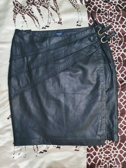 Юбка. кожаная. Размер 48-50