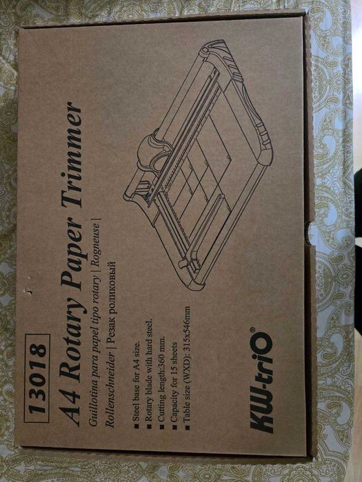 KW-Trio 13018 A4 Rotary Paper Trimmer Тример за хартия