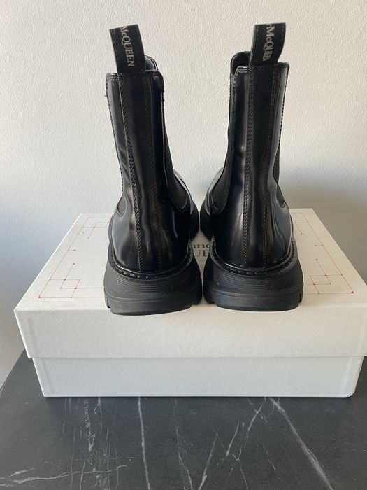 Bocanci de piele Alexander Mcqueen