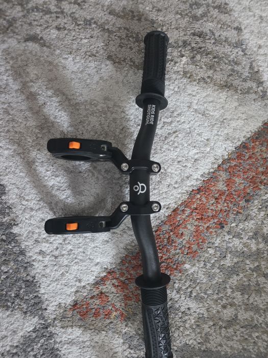 Suport copil pentru bicicletă Kids Ride Shotgun + ghidon – scaun față
