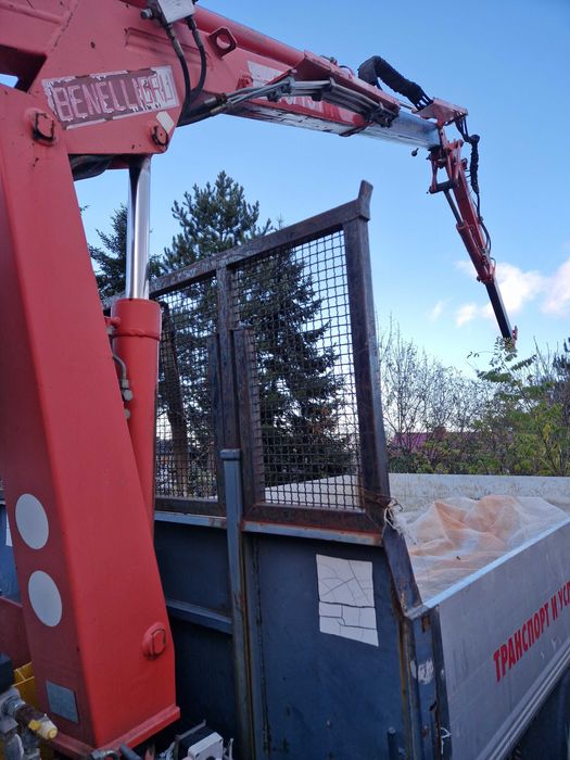 Iveco deily самосвал с кран