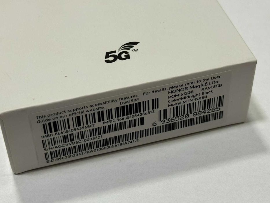 НОВ! Honor Magic8 Lite 5G 512GB 8GB RAM Dual