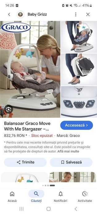 Balansoar leagan bebelusi