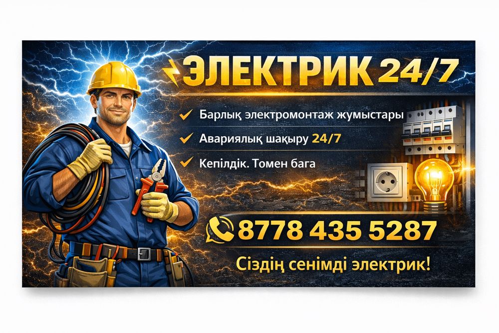 Услуги электрика 24/7