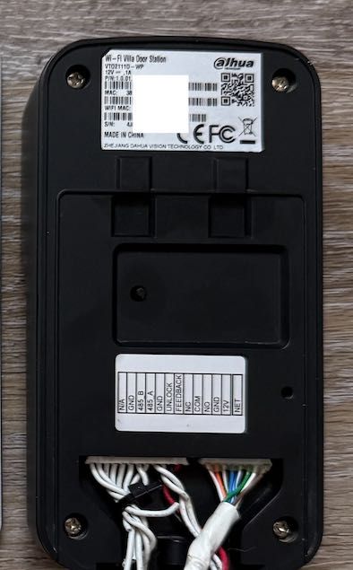 Videointerfon DAHUA model Wi-fi, PoE, IP65